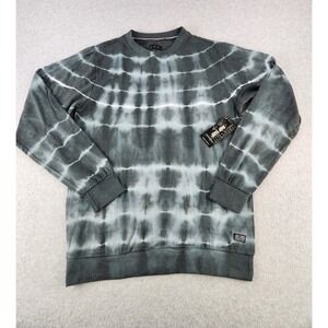 NWT Navy Yard Sweatshirt Lightweight Tie Dye Sweatshirt Striped Adult Medium